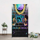 Aperturee Aperturee Disco Sparkle Findn Out Gender Reveal Rectangle Backdrop